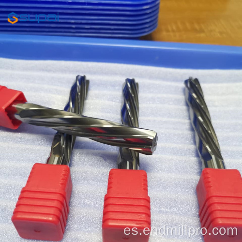 Escariador en espiral de carburo de tungsteno para máquina CNC